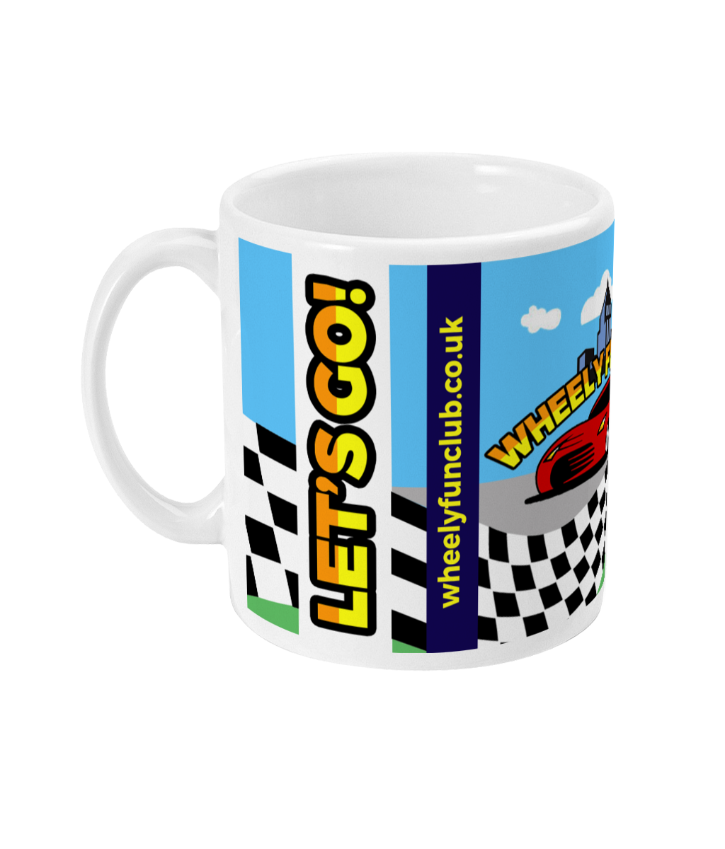 Wheely Fun Club "Let's Go!" 11 oz Mug