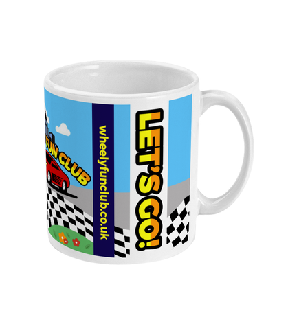 Wheely Fun Club "Let's Go!" 11 oz Mug